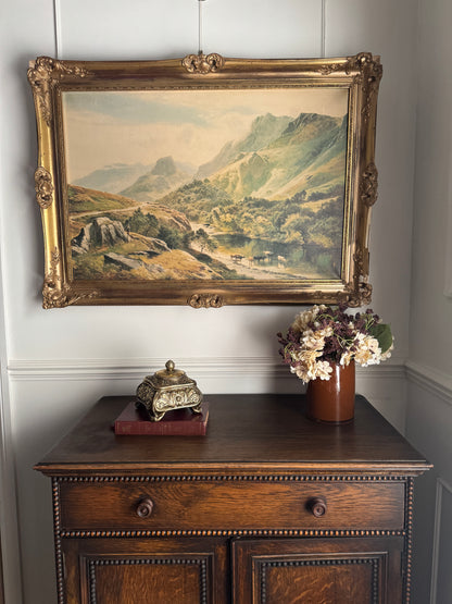Sidney Richard Percy Cattle Watering Borrowdale Vintage Giclee Print Large