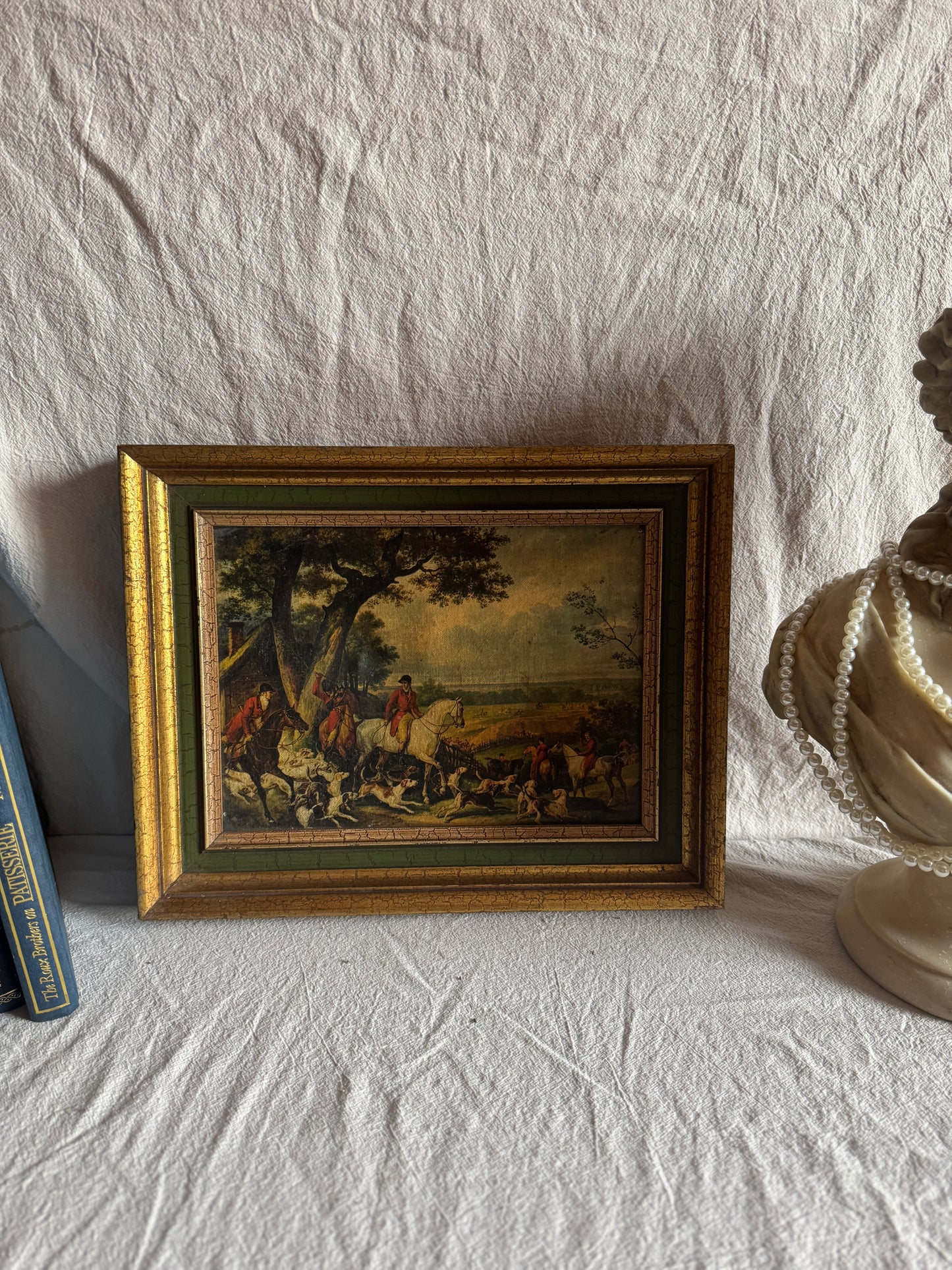 Vintage Vernet Fox Hunting Scene Canvas Print – Editions Braun Louvre
