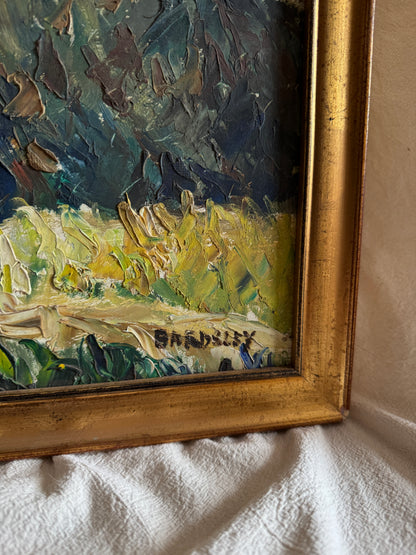 Mid Century Oil Painting by Cuthbert Bardsley | British Impressionist  Fine Art