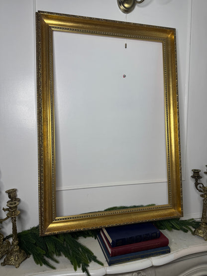 Large - Antique Gold  Ornate Marbella Frame