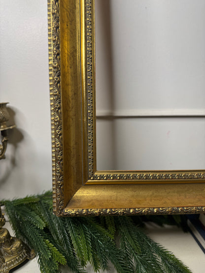 Large - Antique Gold  Ornate Marbella Frame
