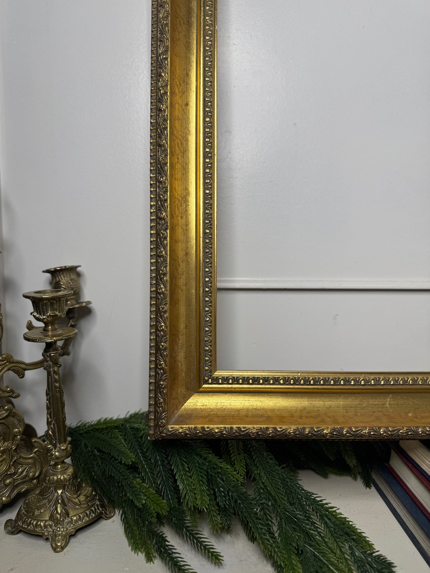 Large - Antique Gold  Ornate Marbella Frame