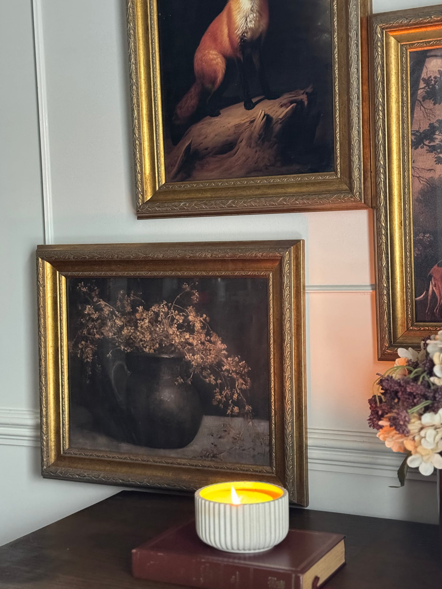 Vintage Gallery Wall Set, Rustic Victorian Prints -Gilded Manor Wall Collection