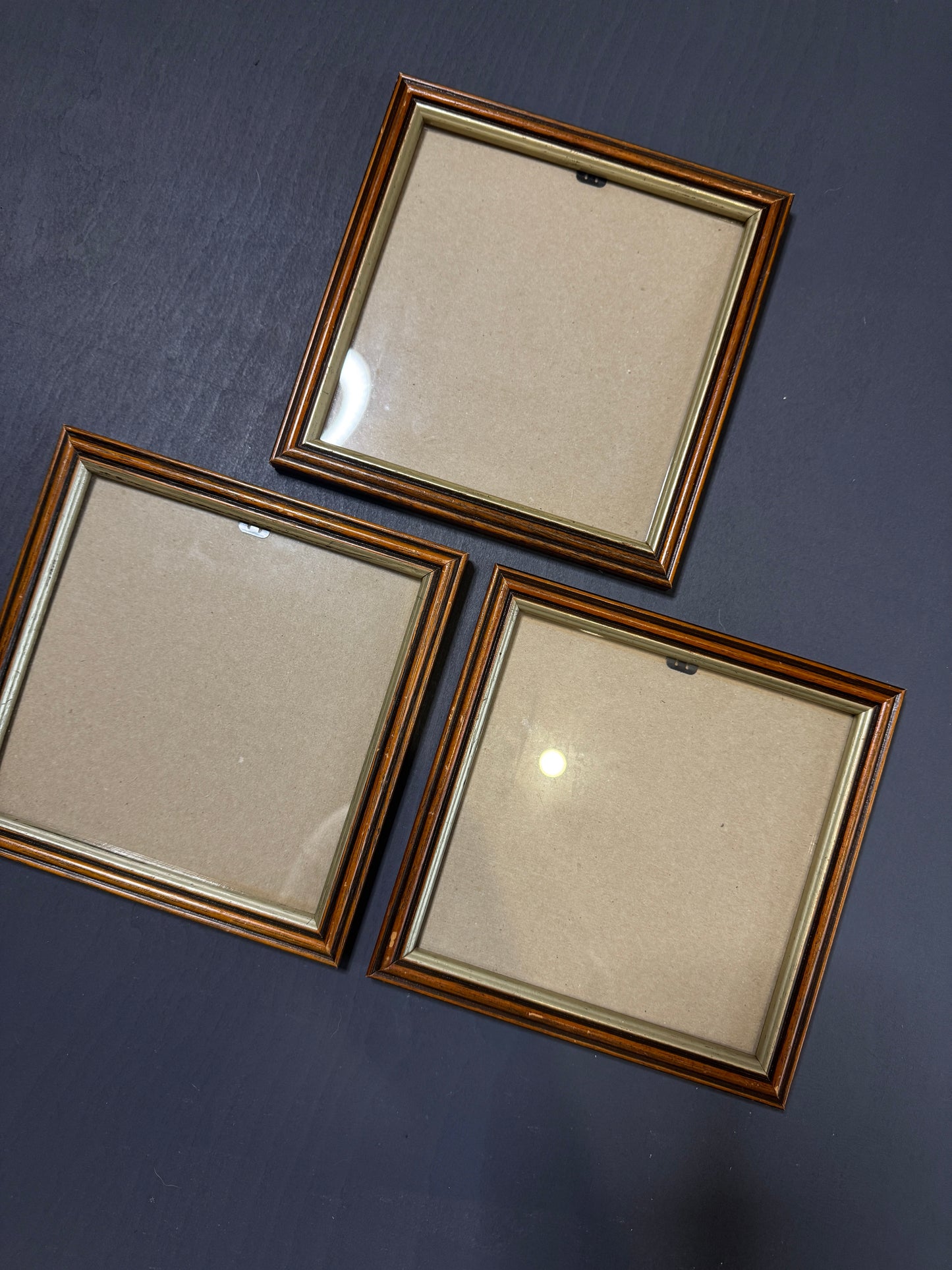 Small Vintage Matching Square Frame Set of 3