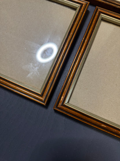 Small Vintage Matching Square Frame Set of 3