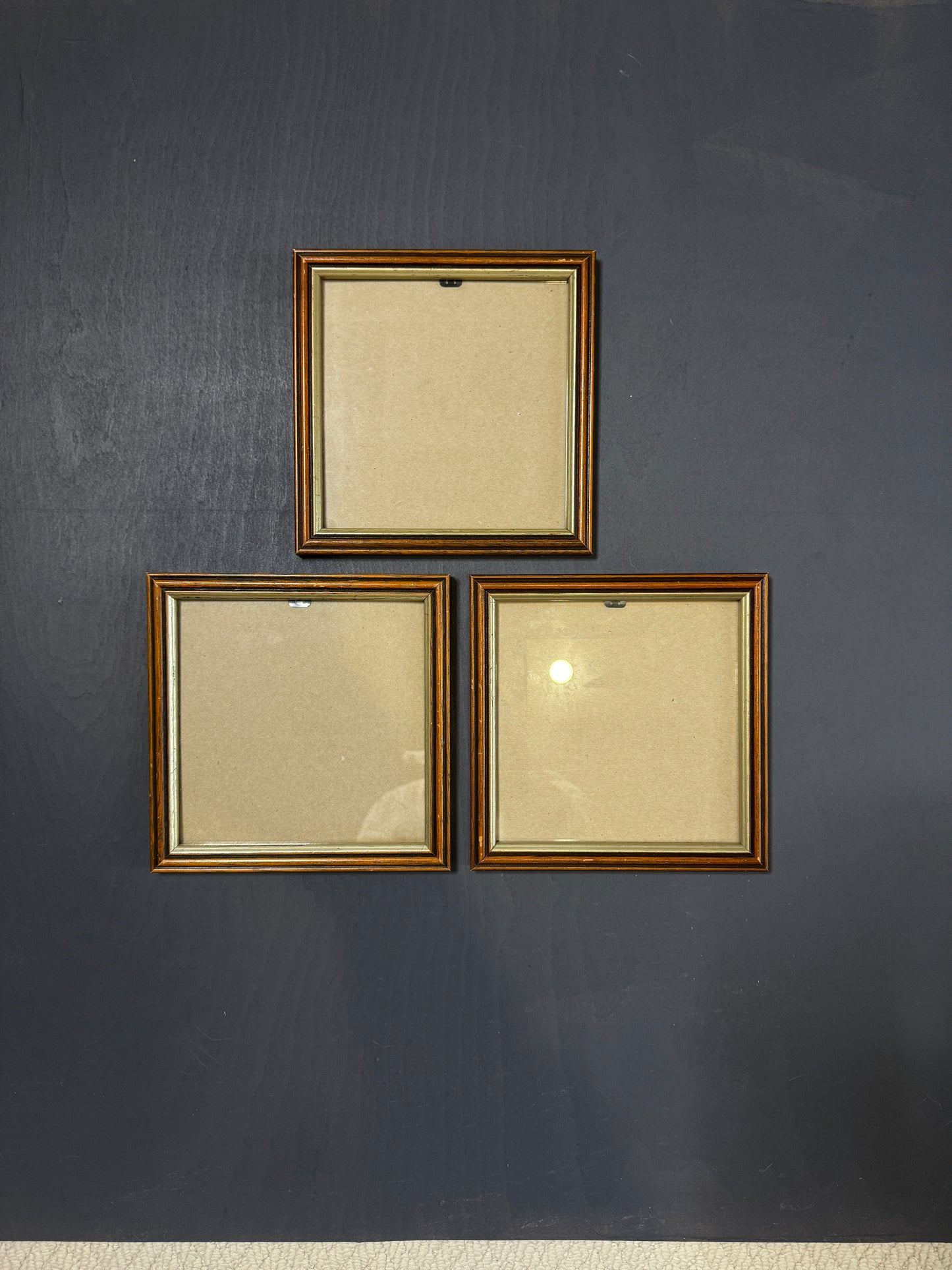 Small Vintage Matching Square Frame Set of 3