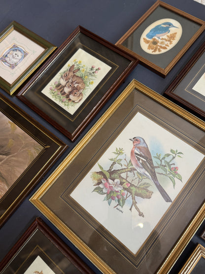 Vintage Gallery Wall Set: Regal Woodland Vintage Frame Series
