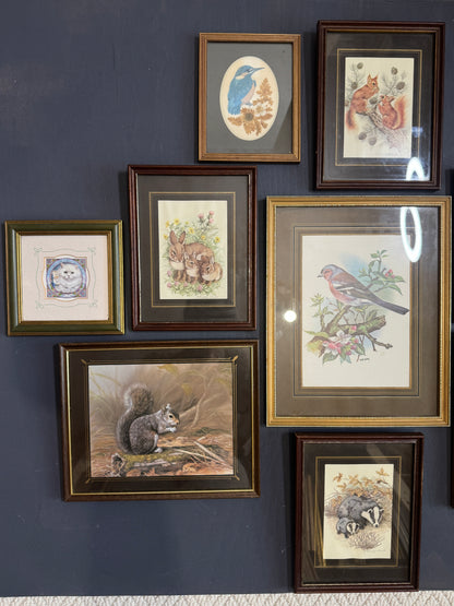 Vintage Gallery Wall Set: Regal Woodland Vintage Frame Series