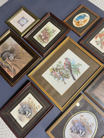 Vintage Gallery Wall Set: Regal Woodland Vintage Frame Series