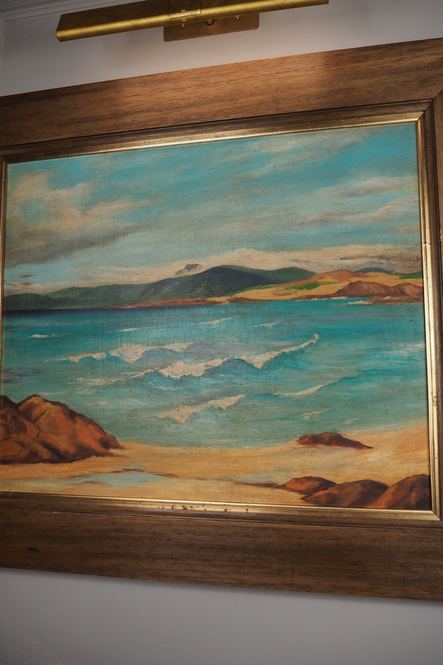 The Colour of the Tide -Original Nichol Wheatley Landscape Oil Painting