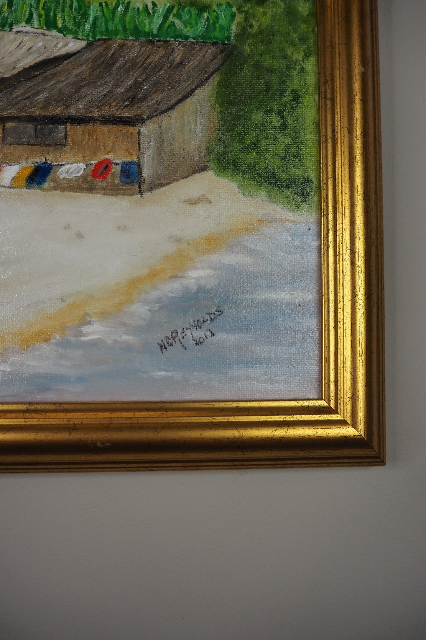Days in Thailand - Original Oil Painting by N.G. Reynolds