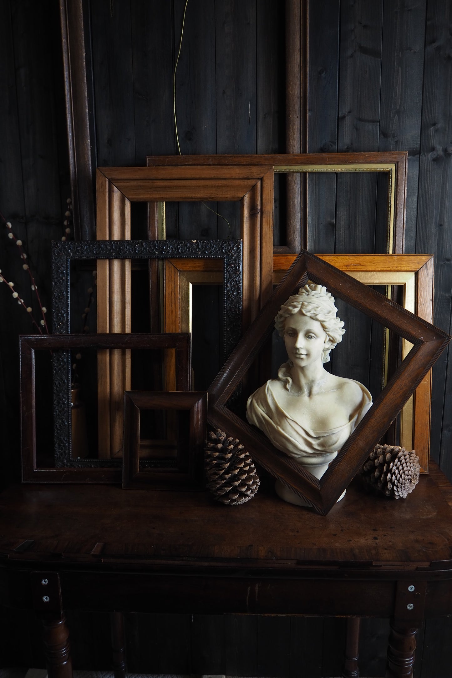 The Shrewsbury-Vintage Rustic Original Pine Wood Frame