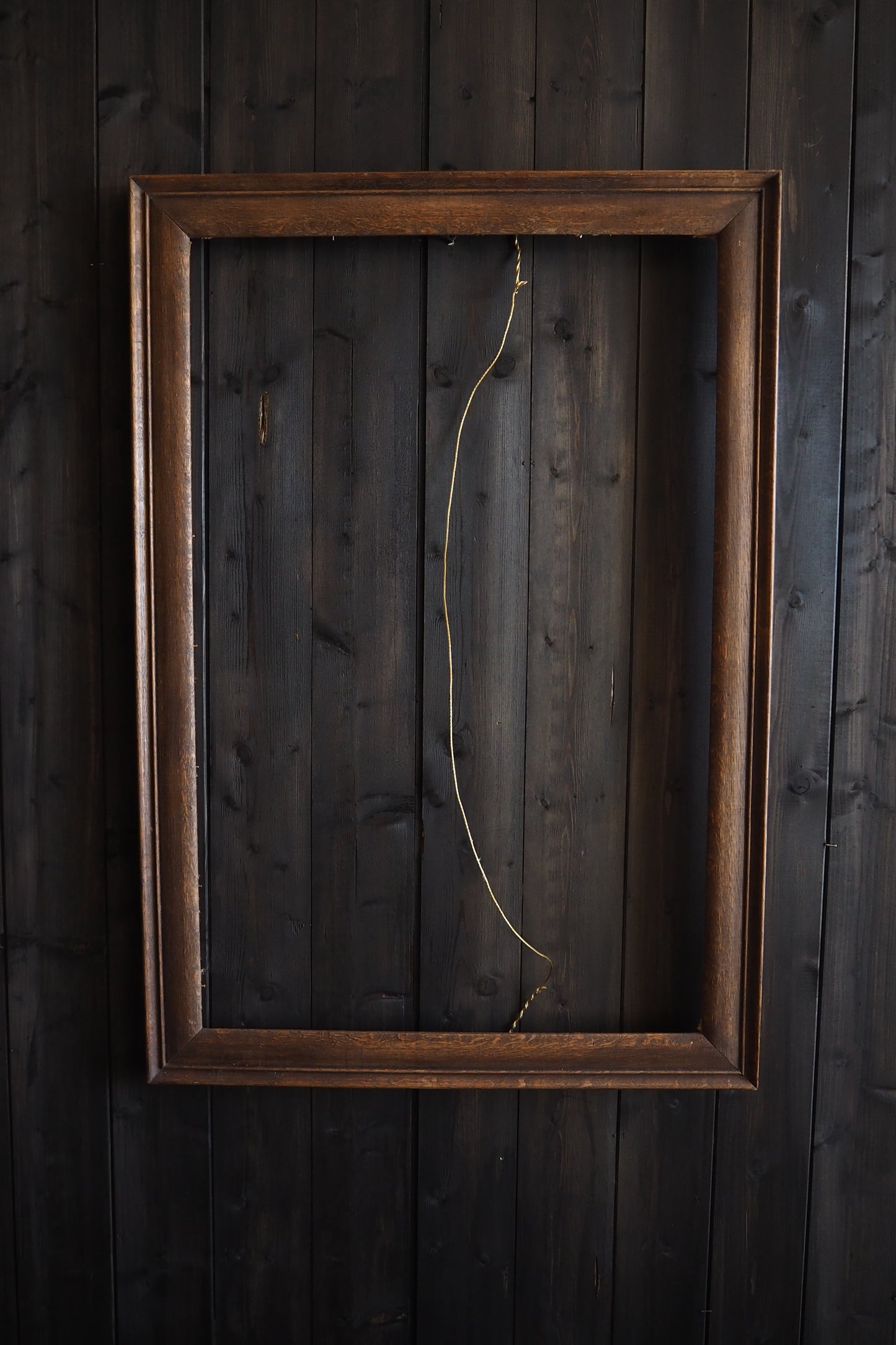 The Velora-  Walnut Edge Large Frame Rustic Frame