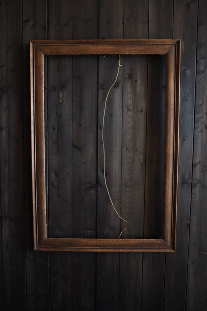 The Velora-  Walnut Edge Large Frame Rustic Frame