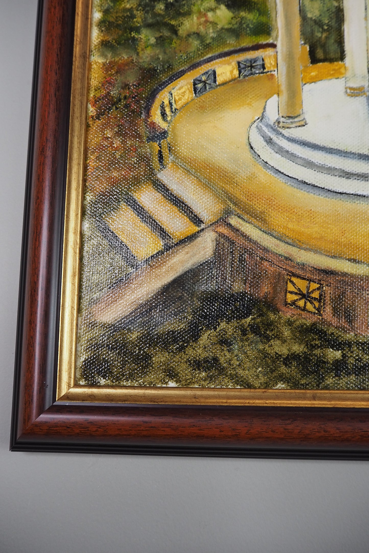 Hilltop Shadows and Light - Original Oil Painting by N.G. Reynolds