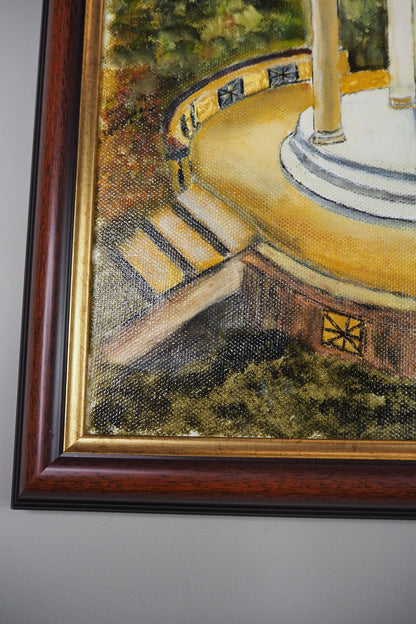Hilltop Shadows and Light - Original Oil Painting by N.G. Reynolds