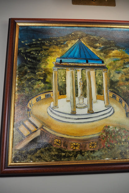 Hilltop Shadows and Light - Original Oil Painting by N.G. Reynolds