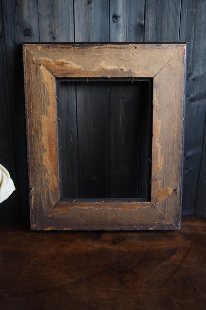 The Calvera - Original Hand-Carved Victorian Black Ornate Rare Frame