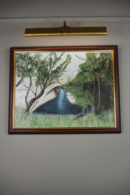 Midnight Crossing - Original Oil Painting by N.G. Reynolds