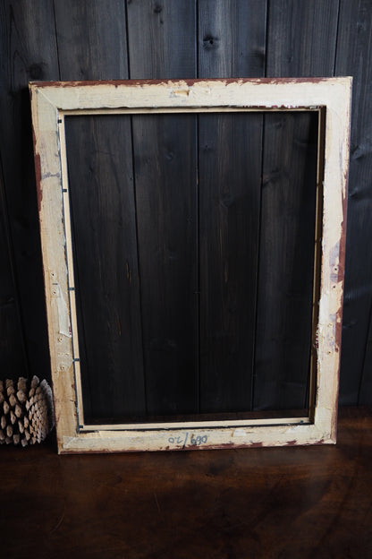 The Belgravia - Rustic Black Ornate Frame with Gilt Detail