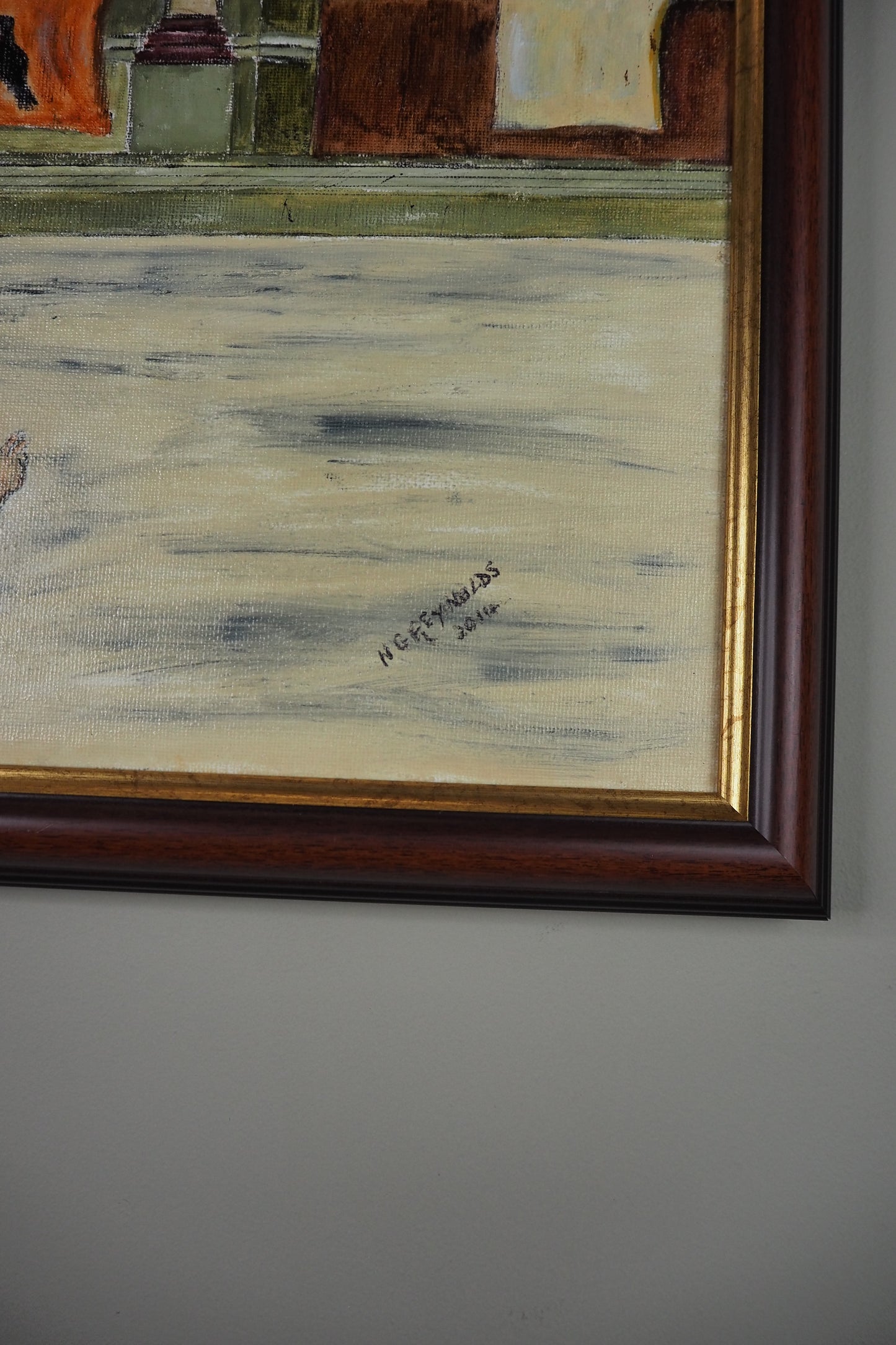 Steel Against Fate - Original Oil Painting by N.G. Reynolds