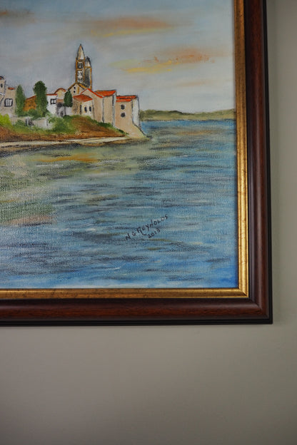 Seaside Escape- Original Oil Painting by N.G. Reynolds