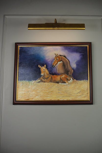 In Her Shadow- Original Oil Painting by N.G. Reynolds