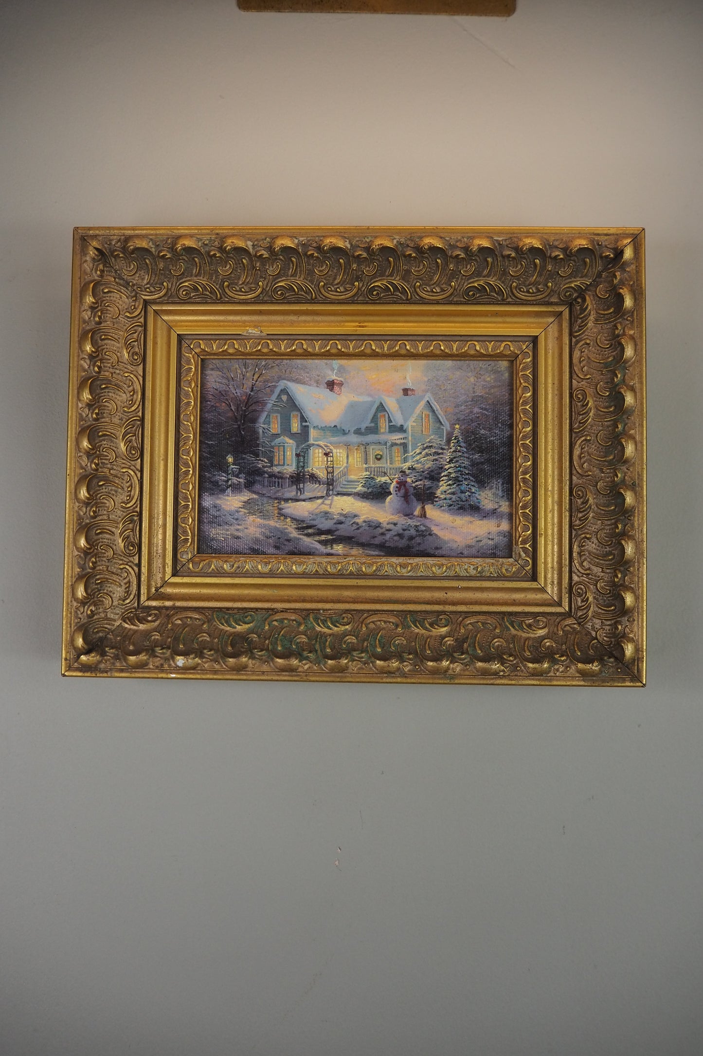 Thomas Kinkade Blessings of Christmas Lithograph | Brushwork Collection Print