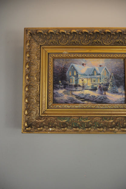 Thomas Kinkade Blessings of Christmas Lithograph | Brushwork Collection Print