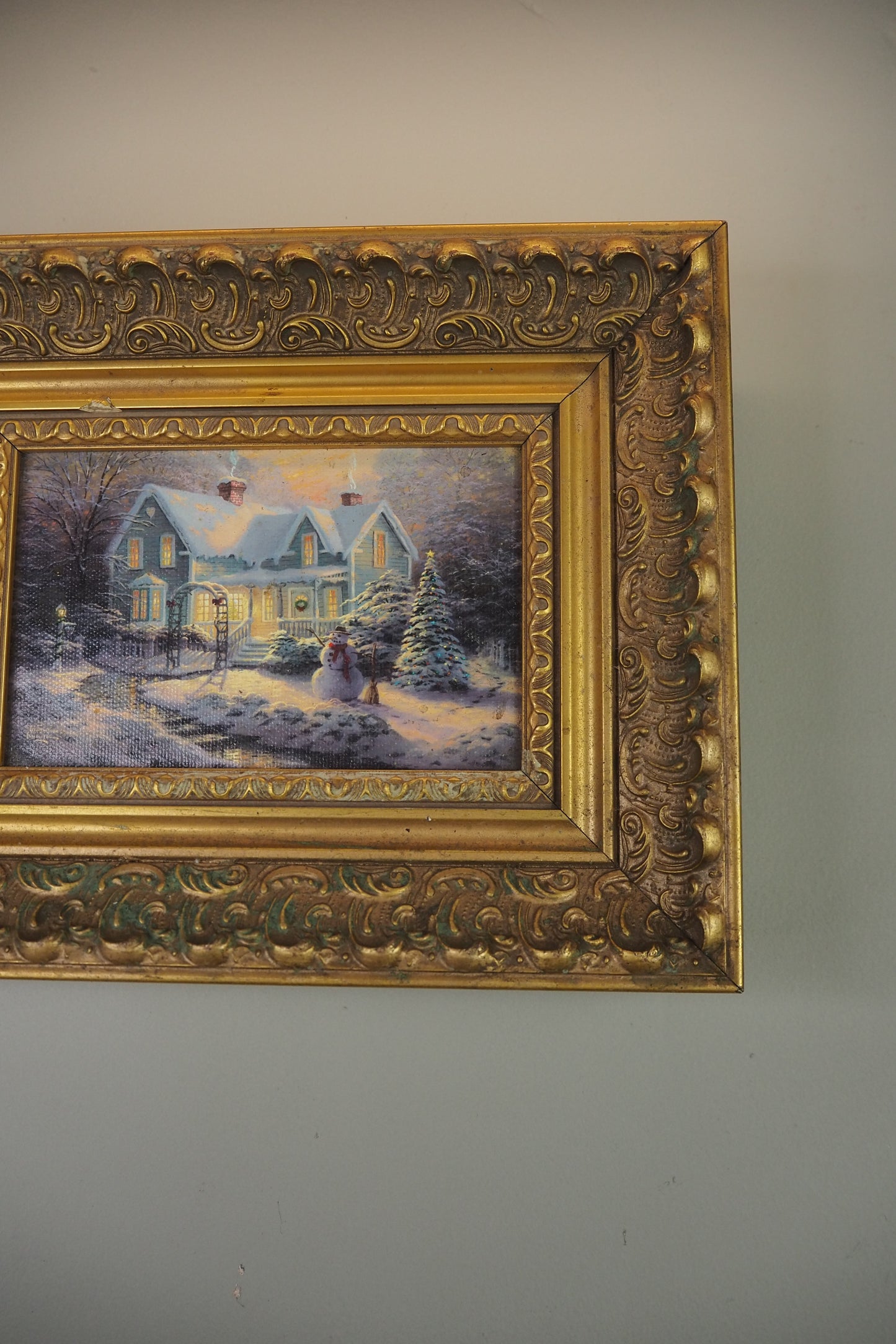 Thomas Kinkade Blessings of Christmas Lithograph | Brushwork Collection Print