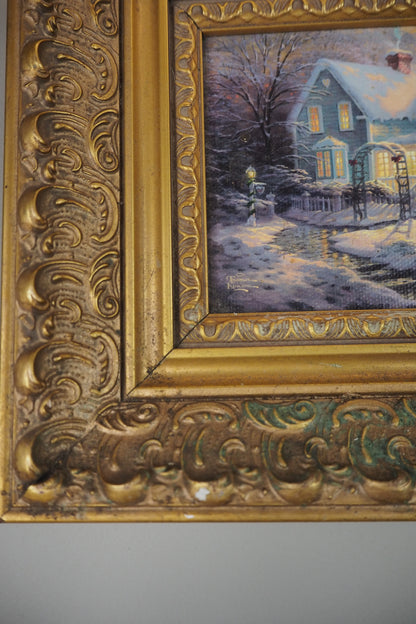Thomas Kinkade Blessings of Christmas Lithograph | Brushwork Collection Print