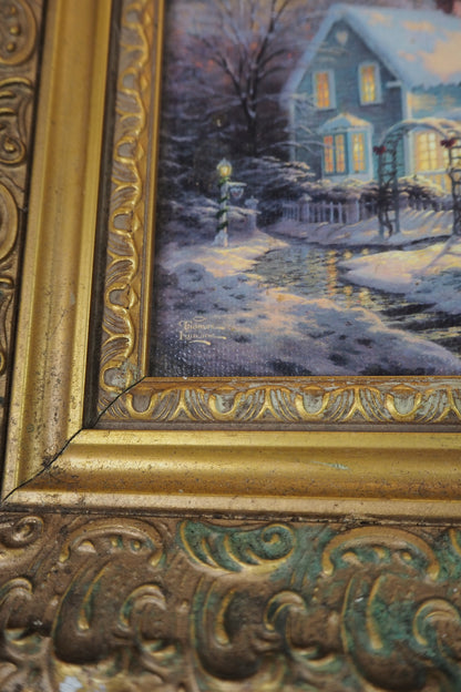 Thomas Kinkade Blessings of Christmas Lithograph | Brushwork Collection Print
