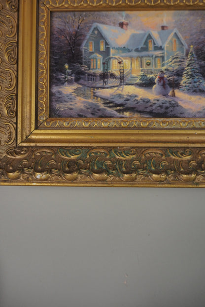 Thomas Kinkade Blessings of Christmas Lithograph | Brushwork Collection Print