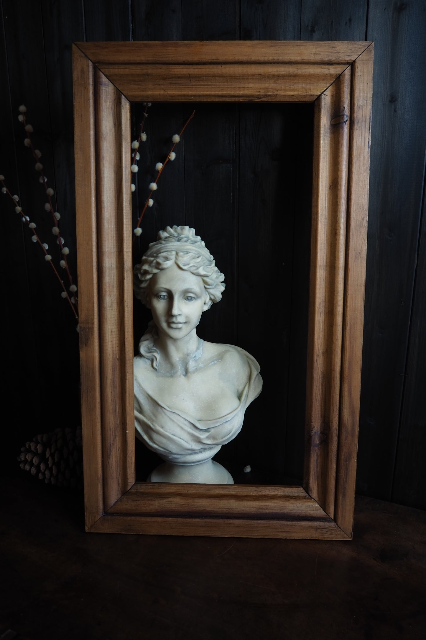 The Shrewsbury-Vintage Rustic Original Pine Wood Frame