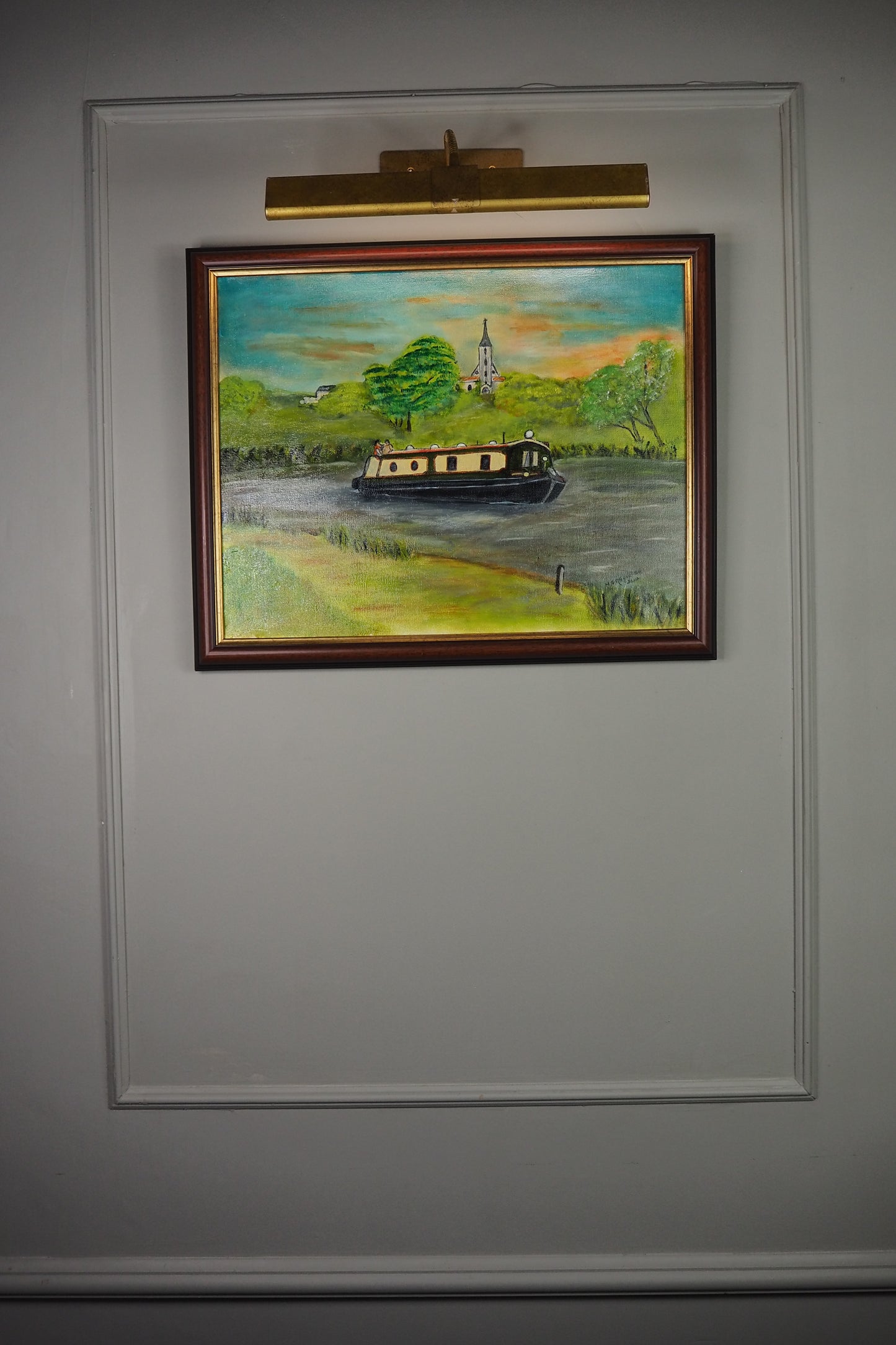 Afloat Through the Palette- Original Oil Painting by N.G. Reynolds