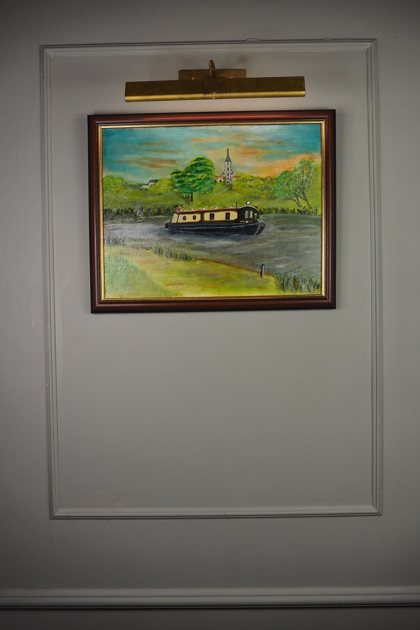 Afloat Through the Palette- Original Oil Painting by N.G. Reynolds
