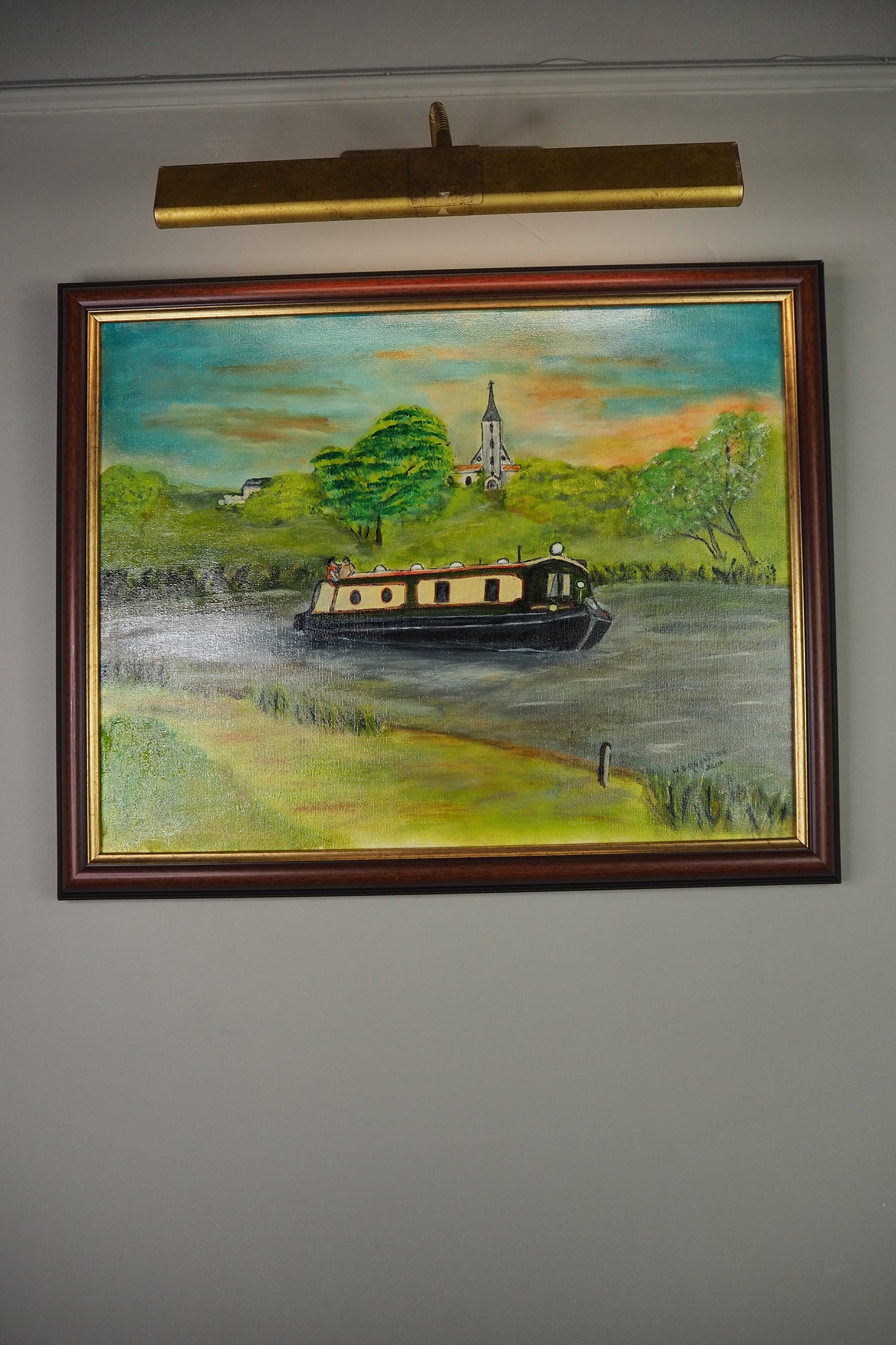 Afloat Through the Palette- Original Oil Painting by N.G. Reynolds