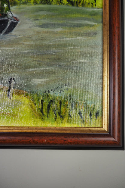 Afloat Through the Palette- Original Oil Painting by N.G. Reynolds