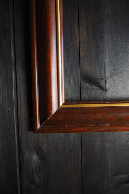 The Westoria -  Rustic Mahogany Wooden Frame