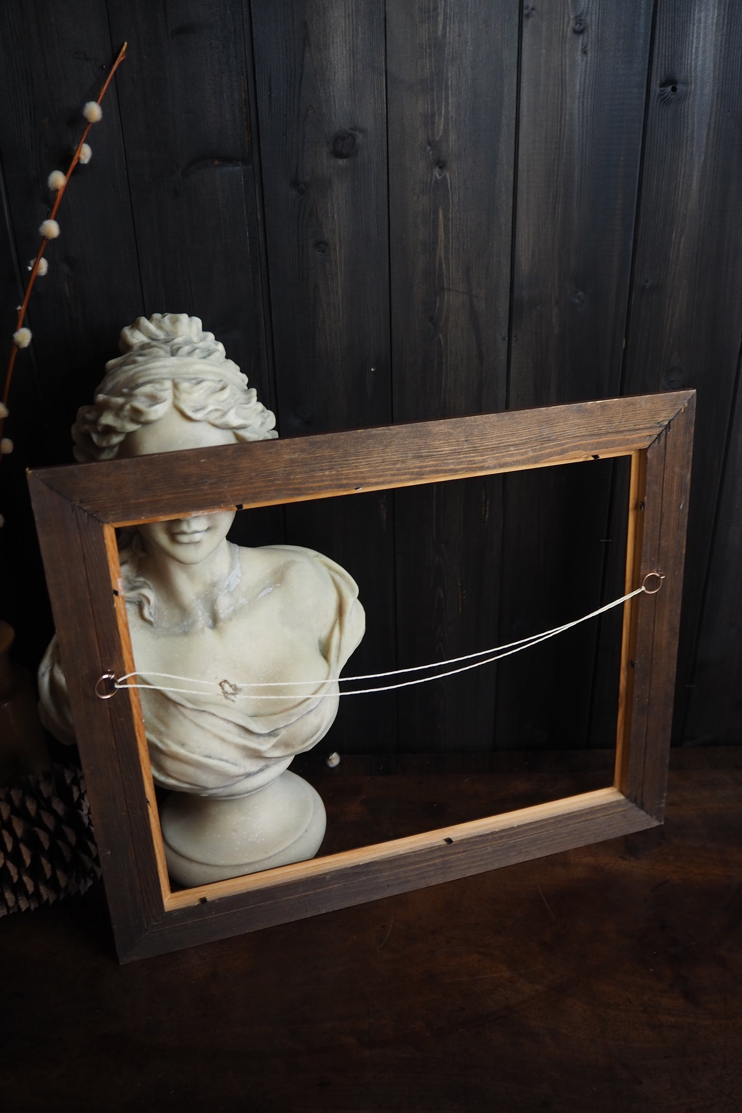 The Westoria -  Rustic Mahogany Wooden Frame