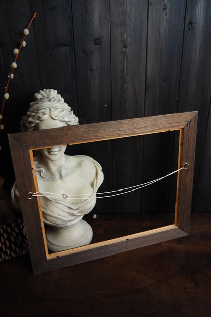 The Westoria -  Rustic Mahogany Wooden Frame