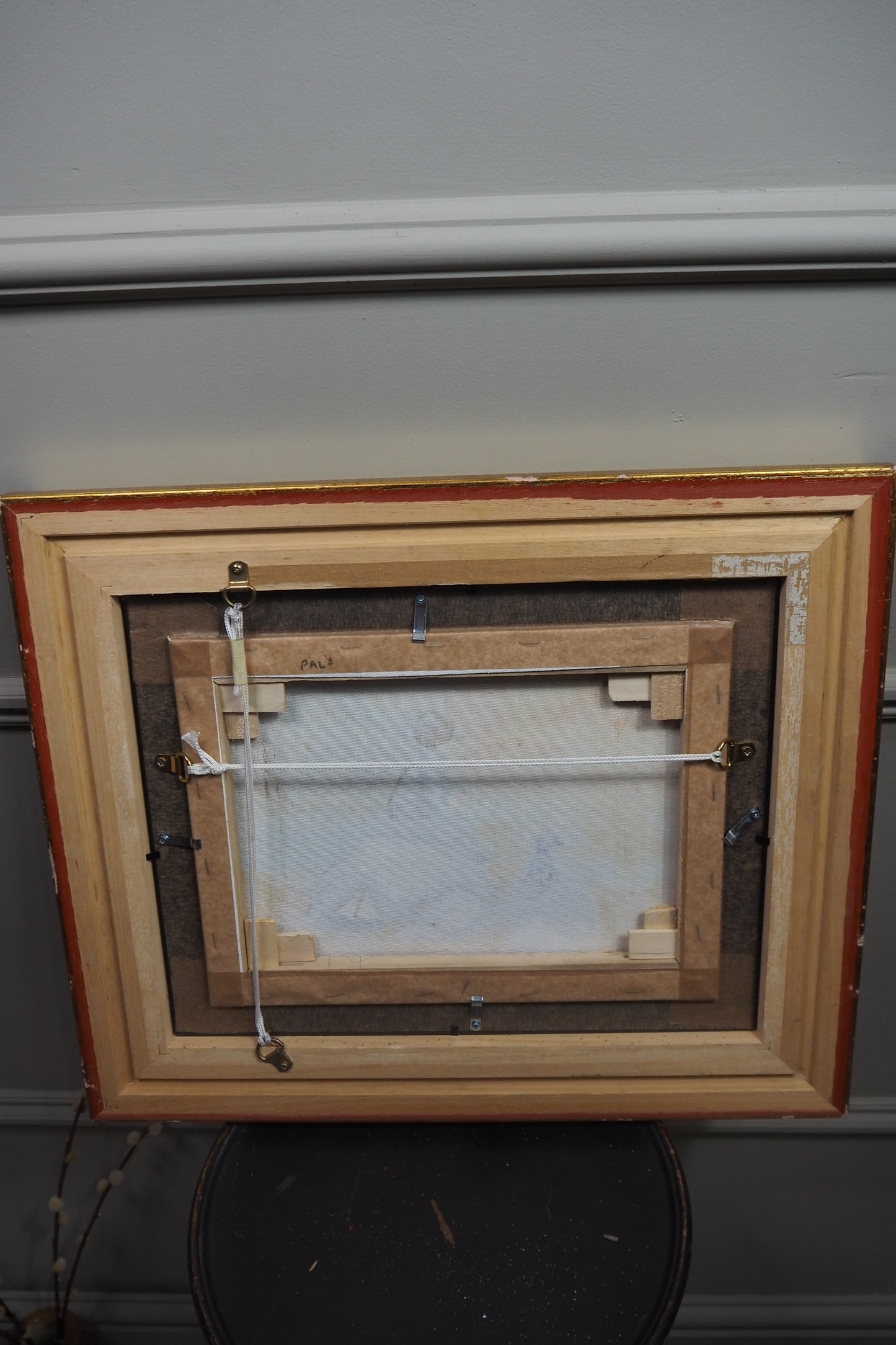Seaside Bond - Original Oil painting by N.G. Reynolds in Double Frame