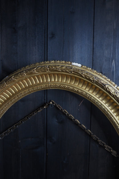 The Painswick – Antique Ornate Gold Thick Gilt Oval Frame