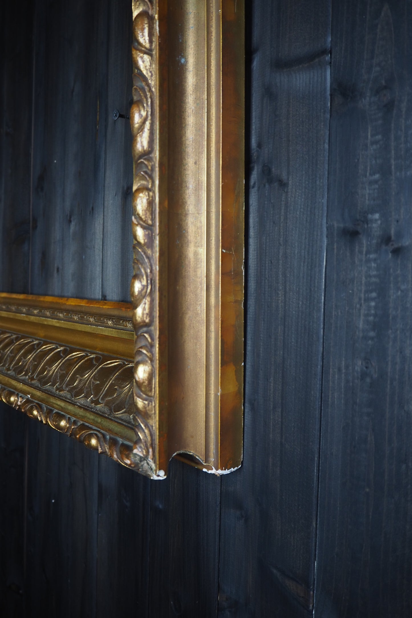 The Versailles – Extremely Heavy Antique Gold Statement Frame