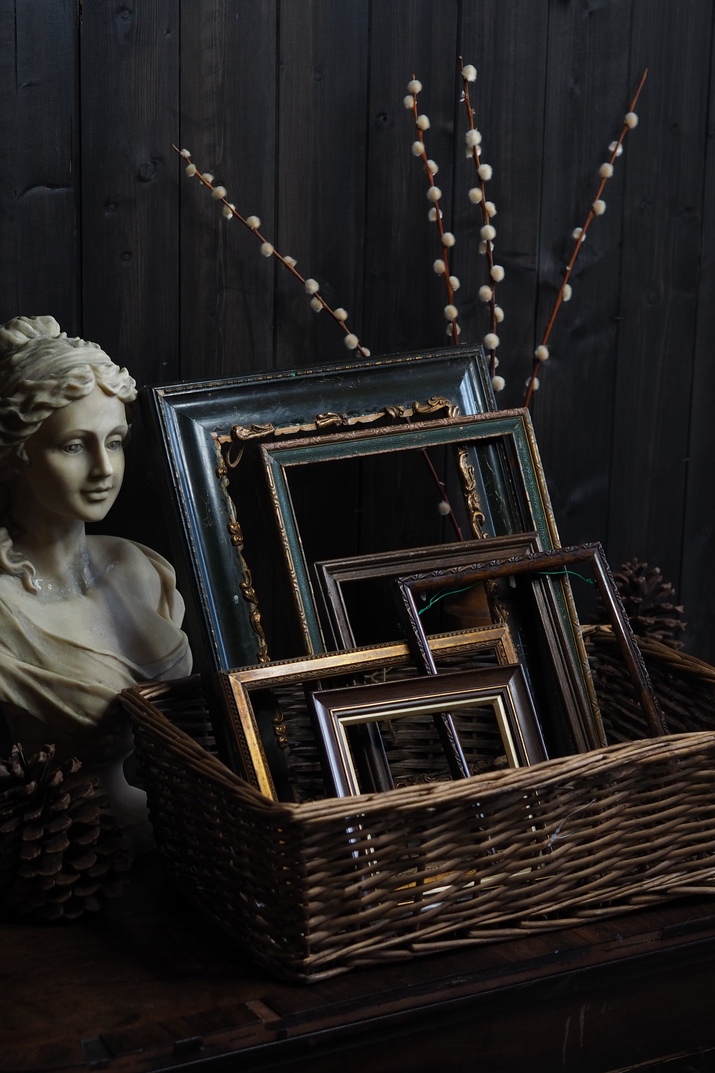 Small Antique & Vintage Frame Collection- Rustic Farmhouse ArtFrames