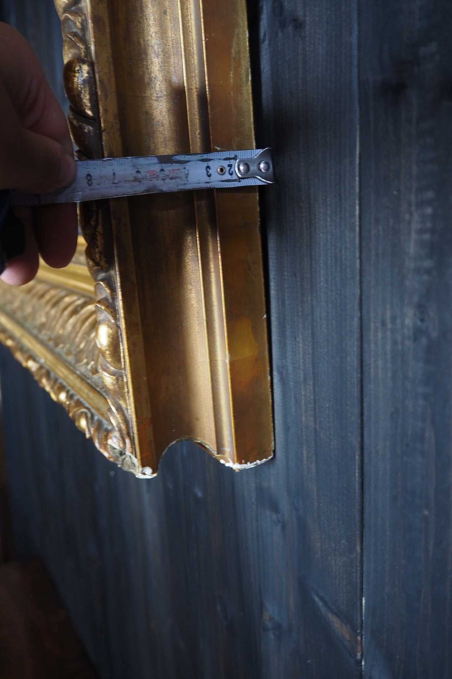 The Versailles – Extremely Heavy Antique Gold Statement Frame