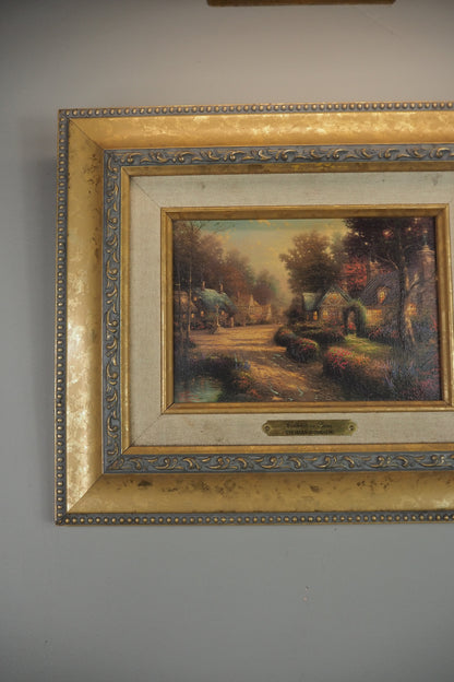 Thomas Kinkade Cobblestone Lane Lithograph | Brushwork Collection Print