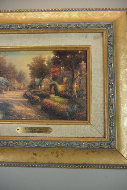 Thomas Kinkade Cobblestone Lane Lithograph | Brushwork Collection Print