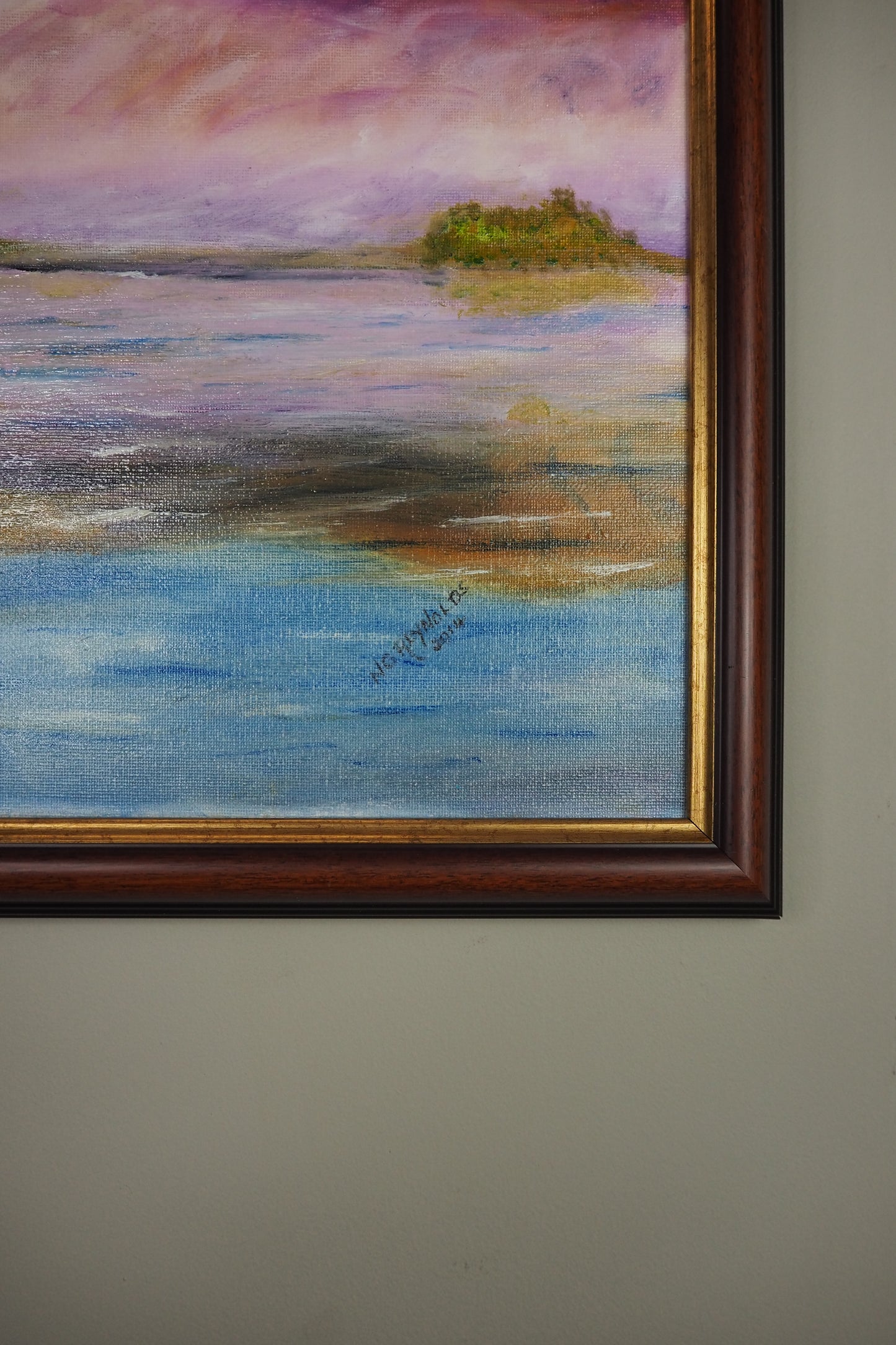Castle of Fire and Foam - Original Oil Painting by N.G. Reynolds