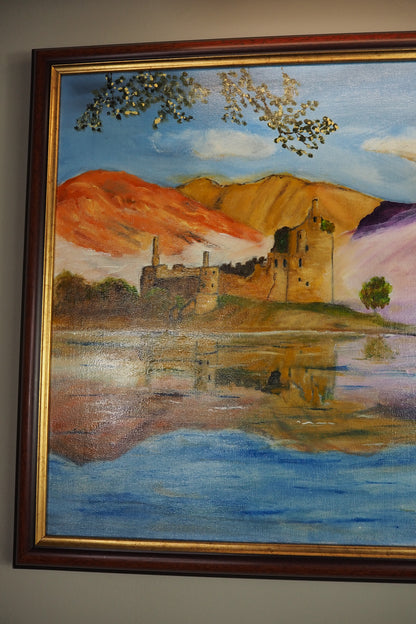 Castle of Fire and Foam - Original Oil Painting by N.G. Reynolds